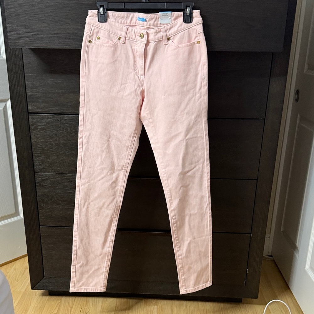 J. McLaughlin Light Pink Ankle Jeans
